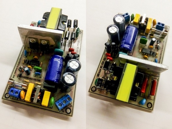 Импульсный источник питания для УМЗЧ - IR2161 TE [2019], resim №9